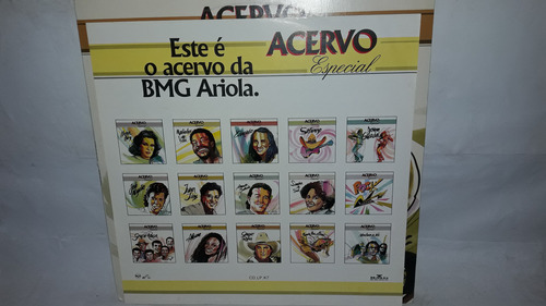 Lp Sérgio Reis Acervo Especial C/ Encarte (1993) (Usado)