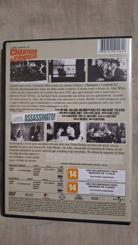 Livro + Dvd Alfred Hitchcock Intriga Internacional ( Cary Grant) + Trama Macabra ( Karen Black, Bruce Dern) + Chantagem E Confissão + Assassinato! Original Novos