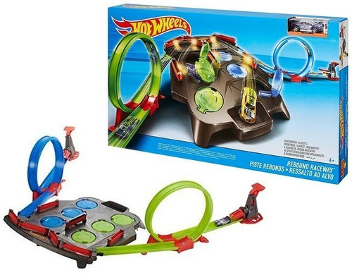 Pista De Carros Hot Wheels De Super Rebotes Niños Autos