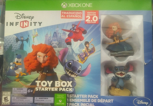 Disney Infinity Toy Box Starter Pack Merida Stitch Xbox One!