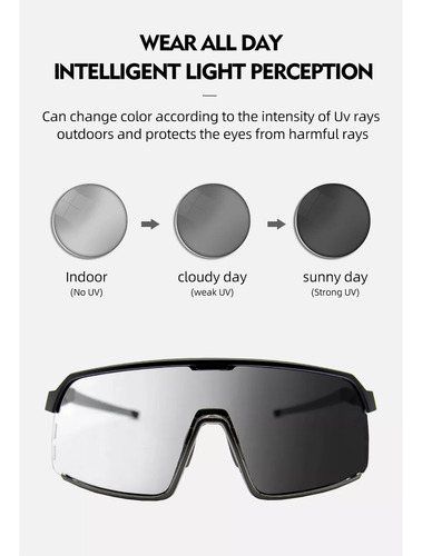 Lentes De Ciclismo Thinkrider Fotocromáticos Uv - Tecnobox