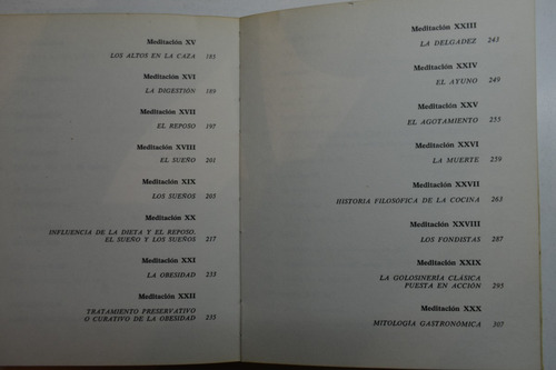 Fisiología Del Gusto Brillat-savarín / Tratado De Los Exc231 (Usado)