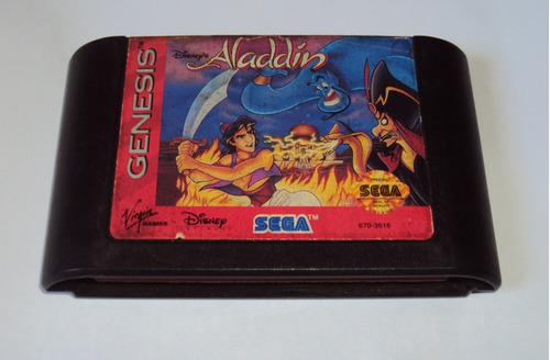 Cartucho Aladdin Original Genesis Para Mega Drive