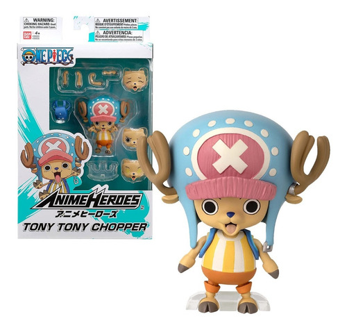 Figura Tony Tony Chopper One Piece Anime Heroes Luffy Bandai