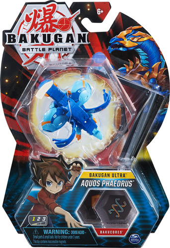 Bakugan Ultra, Aquos Phaedrus, Figura De Accin Coleccionable