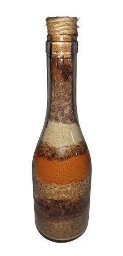 Botella Decorativa De Vidrio Abundancia 24 Cm Deco C301