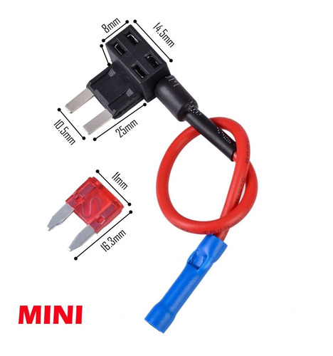 Imagen 2 de 8 de Porta Fusible Compatible Con Moto Auto - Ladrón De Energía