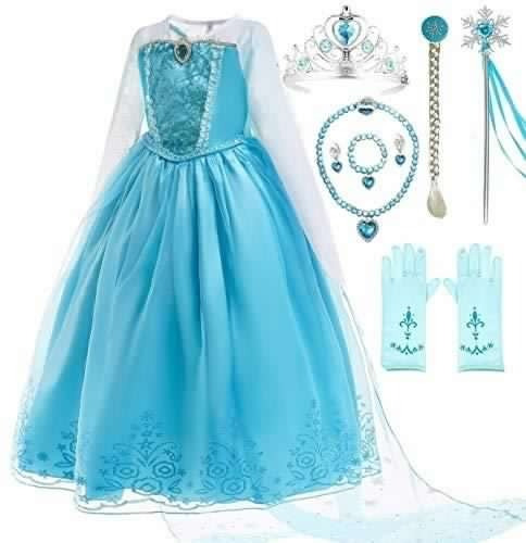 Romy's Collection Ice Queen Blue Party Princess Elsa - Disf