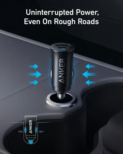 Cargador De Coche Anker Usb-c 30w Con 2 Puertos Tipo-c Powri