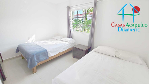 Cad Diamante Lakes Rubí 202. Terraza Con Vista A La Alberca Y Jardines