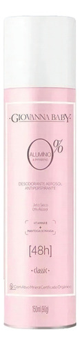 Antitranspirante spray jato seco Giovanna Baby Classic Sem Aluminio Vegano classic pacote de 4 u
