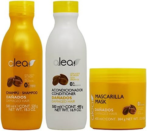 Cabelos Danificados De Alea Com Shampoo + Condicionador + Má