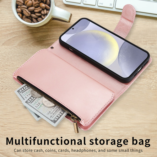 Funda De Piel Tipo Cartera Con Tapa Para Samsung Galaxy A56 A36 A26 A16 A06