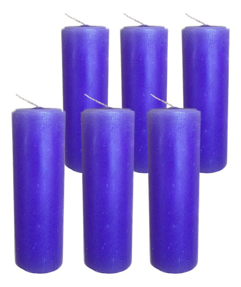 12 Pack velas alargadas violeta 250/23 mm De Wenzel violeta candelabro Velas velas violeta velas cena 250/23 mm violeta 12 unidades 
