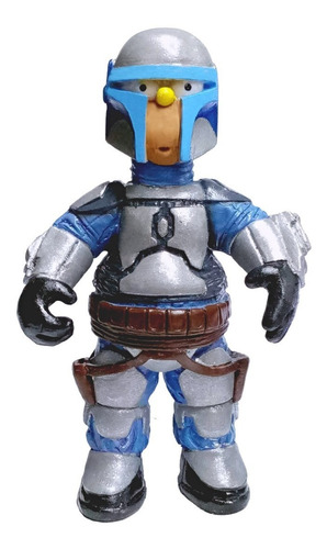 Homero Simpson Parodia Jango Fett Figura Resina 14cm 