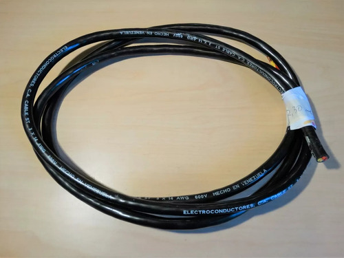 Cable St #3x16 Awg, 600 V. De 4,60 M. De Largo, Marca Iconel