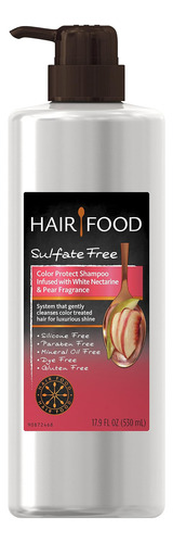Hair Food Sulfate Free Color Protect ChampĂș Con Nectarina Y