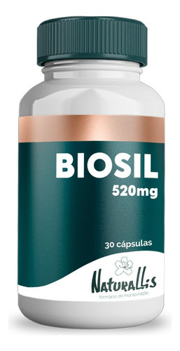 Biosil 520mg 30 Cápsulas Silício Orgânico - Original