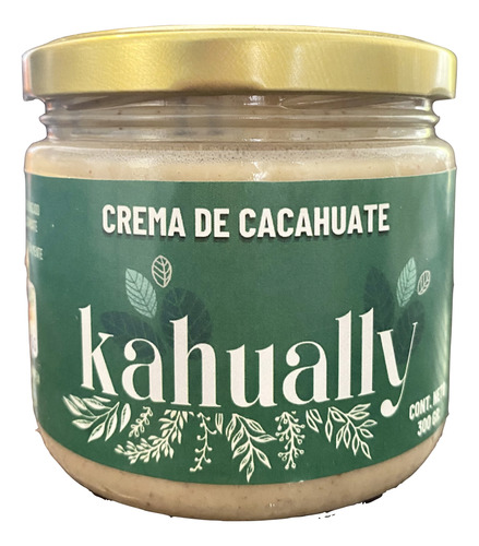 Crema De Cacahuate Kahually, Sin Azucar, Sin Conservadores