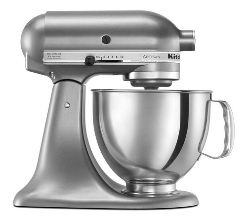 Batidora de pedestal KitchenAid Artisan KSM150PS medallion silver 60 Hz 120 V