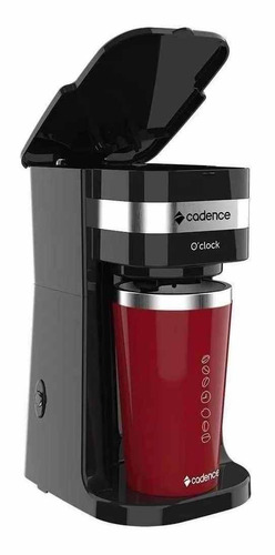 Imagem 4 de 5 de Cafeteira Cadence Oclock Caf205 Preta Vermelha 220v