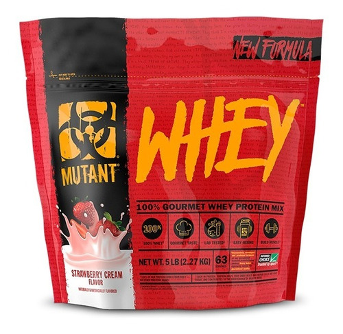 Proteina Mutant Whey 5 Libras Todos Los Sabores 