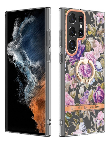 Ring Imd Tpu Phone Case For Samsung Galaxy S23 Ultra 5g