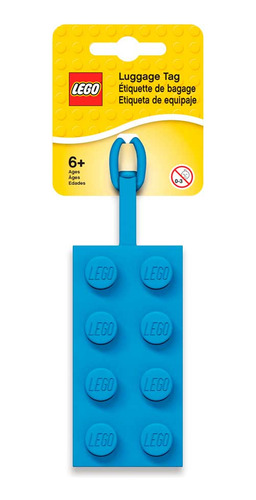 Etiqueta De Bolsa De Lego Iconic Bag Tag 2x4 Blue