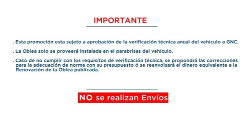 Renovacion Oblea Gnc Gas En El Acto Oferta Promocion Abagas