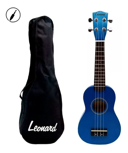 Ukelele Soprano Ukulele Leonard Colores + Funda + Envio