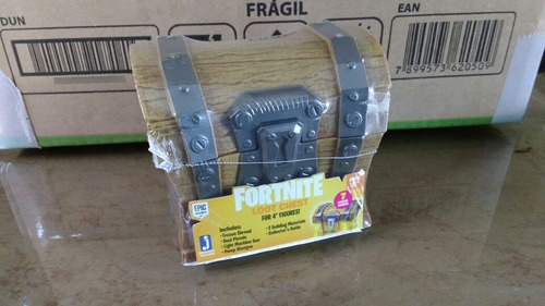 Baú Com Acessórios Loot Chest Fortnite Epic Games Jazwares