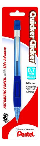 Portaminas 0.7mm Pentel Quicker Clicker Transparent Barrel A