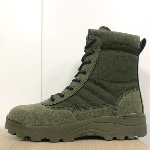 Botas Tácticas Militares Swat De Microfibra For Hombre