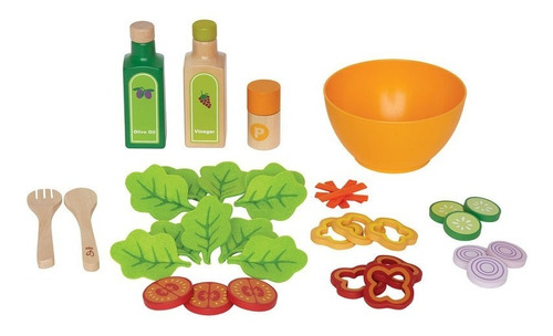 Juego De Comida Ensalada De Verduras  Hape- Mvd Kids