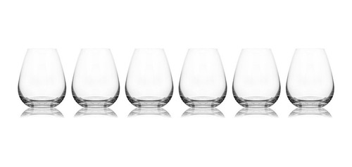 Vaso Cristal Brandon Cabernet X600cc Cristal. San Carlos X6