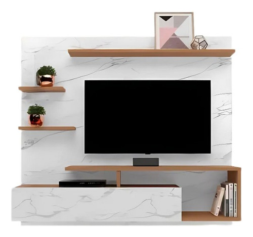 Panel Tv Moderno Minimalista Para Sala De Estar Lujoso Gris Oscuro