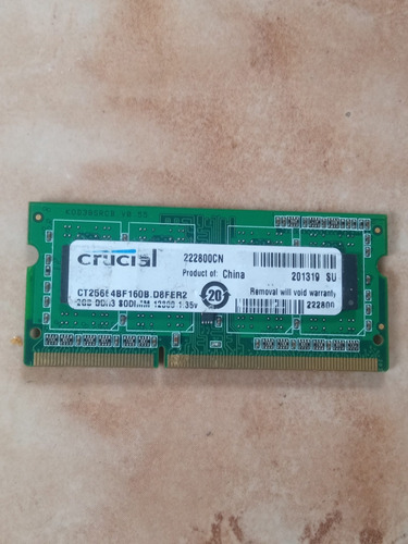 Memoria Ram Laptop Ddr3 2gb