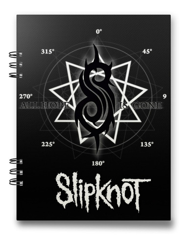 Imagen 5 de 8 de Cuaderno Slipknot 15x20 Cms 100 Hojas