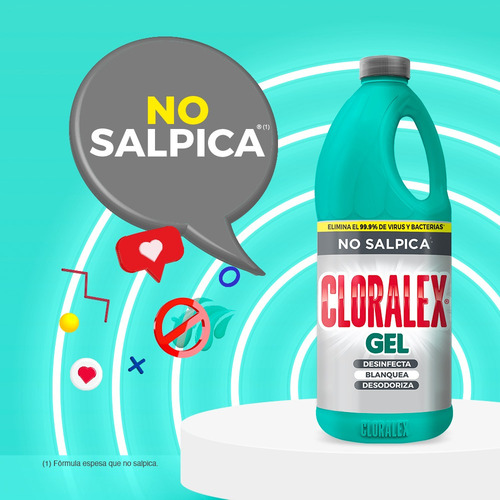 Cloralex Blanqueador El Rendidor Gel 2l