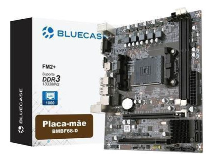 Placa-mãe Bluecase Bmbf68-d Box Fm2 Sata 3gb/s Hdmi