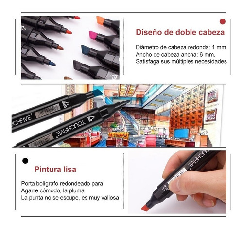Touch Five - Juego De Rotuladores (40 Colores)