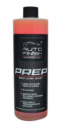 Autofinish Prep Shampoo Concentrado Alcalino Preparacion 500