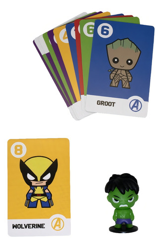 Juego De Mesa, Carta Descarta Hulk, Marvel, Baraja