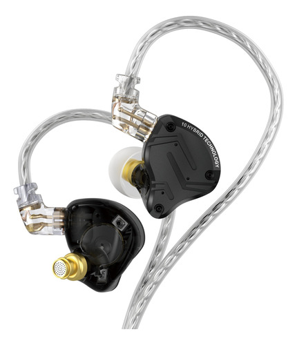 Auriculares Kz Zs10 Pro X In Ear Monitor Para Graves Con Cab