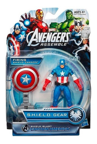 Avengers Assemble Shield Blast Capitan America Hasbro