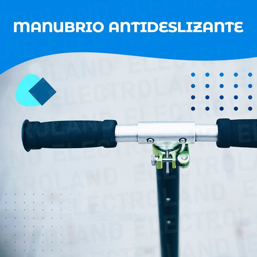 Imagen 3 de 10 de Monopatin Plegable Urbano Regulable Resistente 65kgs