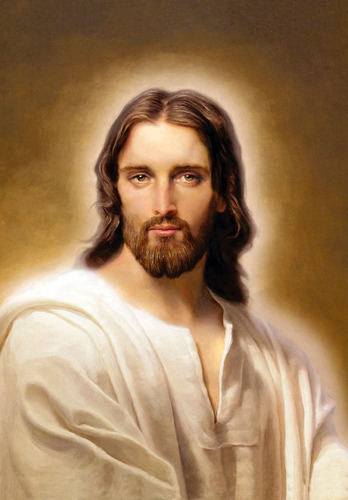 Lienzo Tela, Rostro De Jesús, 70 X 100 Cm.