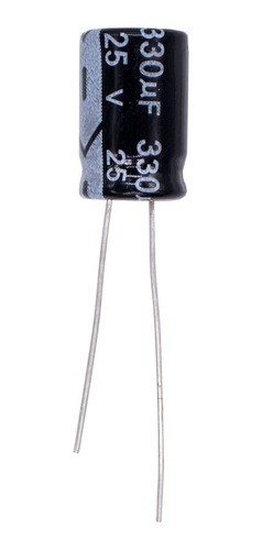 10 Piezas Capacitor Electrolítico 25v - 330uf