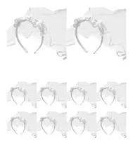 Comprar Kit 10 Tiaras De Noiva Flores C\u002F Véu- Despedida Solteira