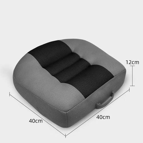 Cojín Para Asiento Elevador De Coche, Gris Y Negro